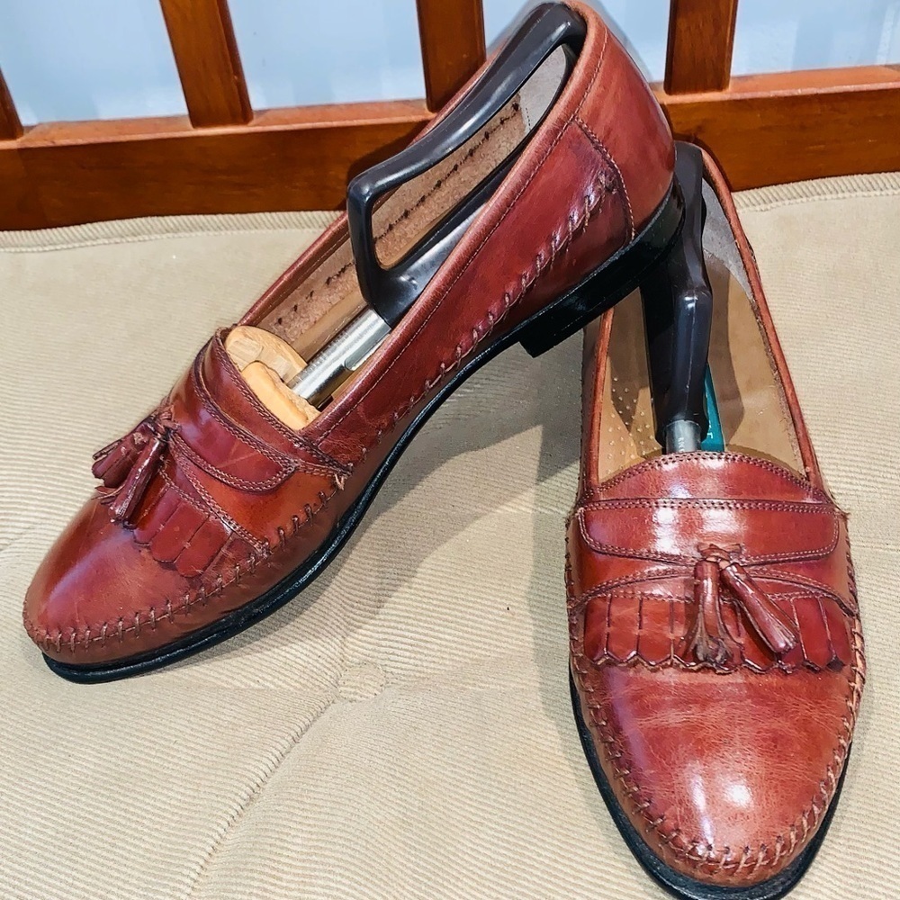 Claybrooke Leather Tassel Loafers.